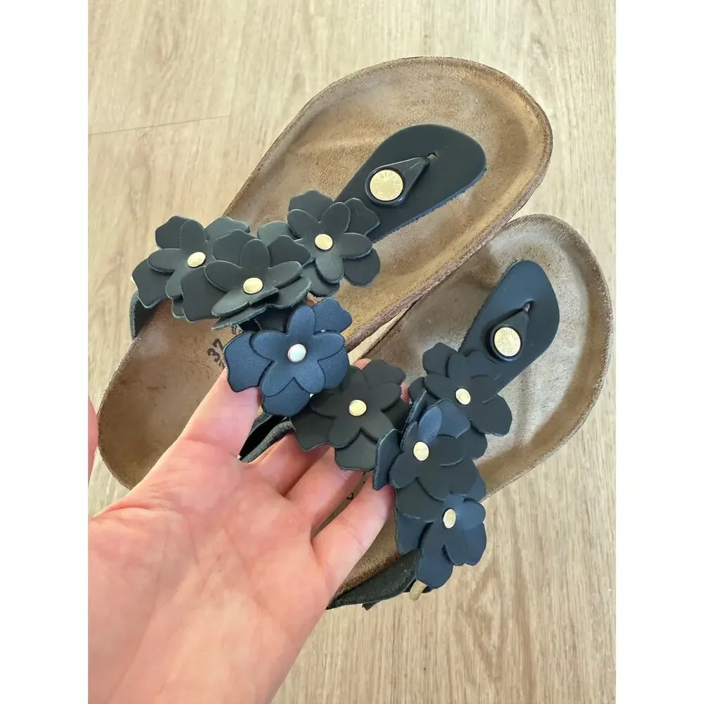 [NWT] Birkenstock Gizeh Flowers Sandals Size 37/6.5/7
